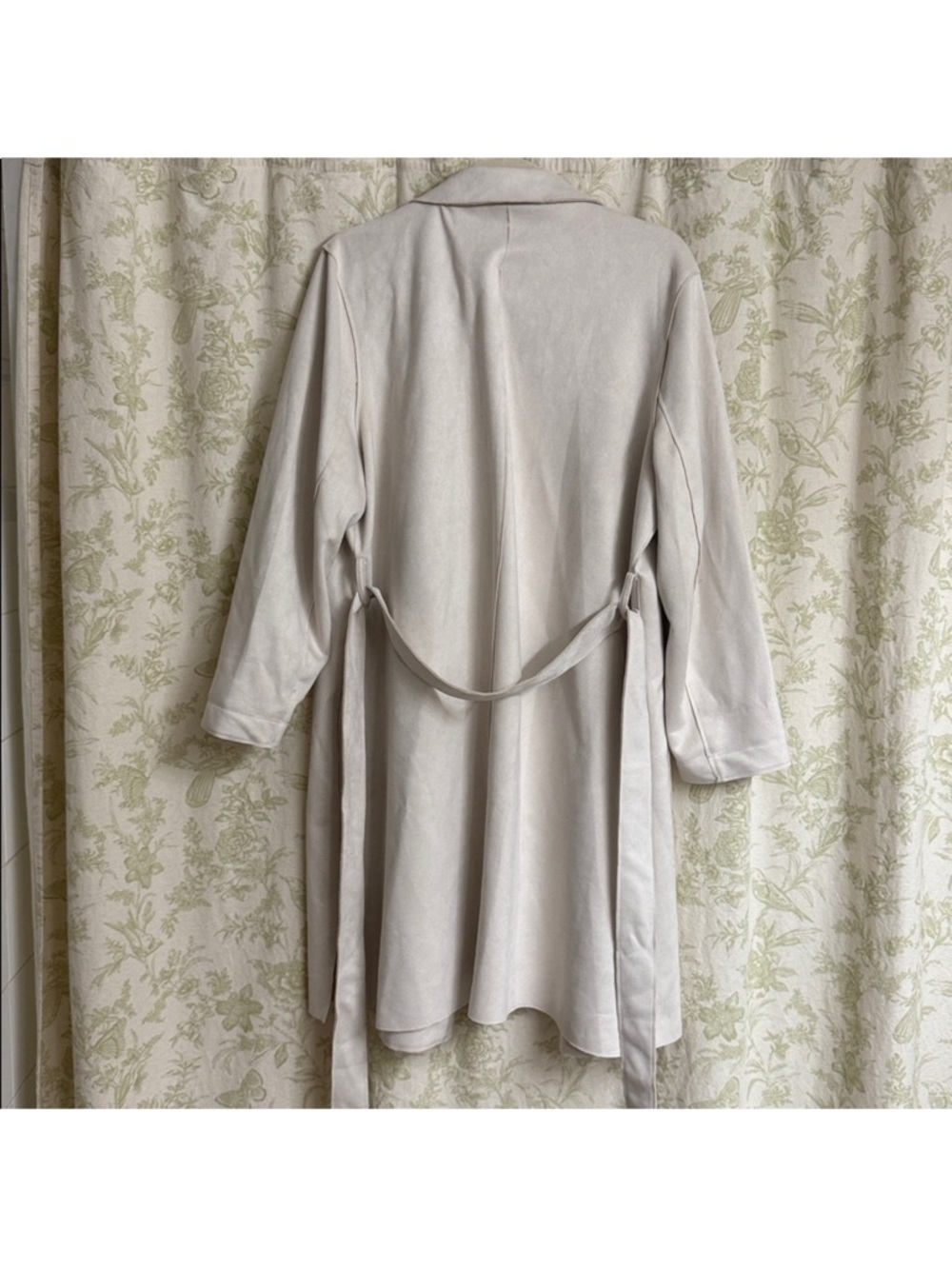 Tahari Trench Suede Coat - Picture 5 of 5